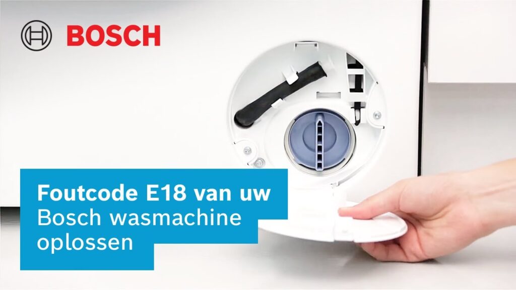 E18-fout op de wasmachine: Oorzaken, Oplossingen en Preventietips voor Probleemloos Wassen